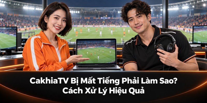 CakhiaTV bị mất tiếng phải làm sao