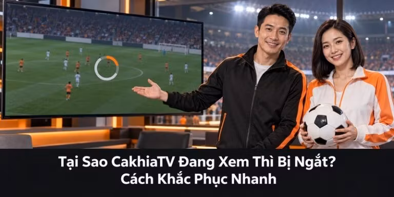 Tại Sao CakhiaTV Đang Xem Thì Bị Ngắt? Cách Khắc Phục Nhanh