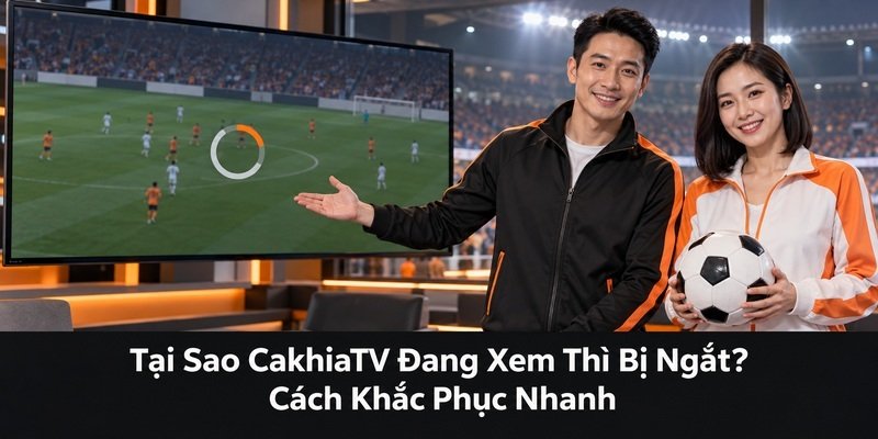 tại sao CakhiaTV đang xem thì bị ngắt